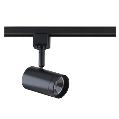 Satco TH474, 1 Light, LED 12W Small Cylinder Track Head, 120V, 1020 Lumens, 3000K Warm White, Dimmable, 36 Deg. Beam, Matte Black Finish