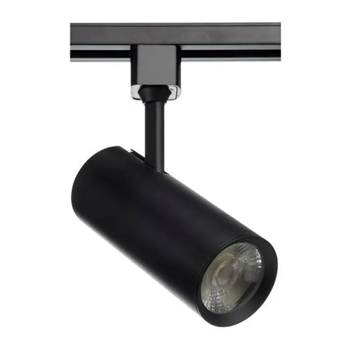 Satco TH614, 20W LED Commercial Track Head, Cylinder, 120V, 1200 Lumens, 3000K Warm White, Dimmable, 36 Deg. Beam Angle, Black Finish