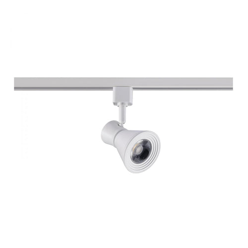 Satco TH642, 12W LED Cinch Track Head, 120V, 1020 Lumens, 3000K Warm White, 36° Beam Angle, Dimmable, Matte White Finish