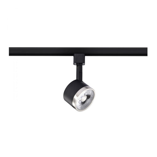 Satco TH646, 12W LED Track Head, Round, 120V, 1020 Lumens, 3000K Warm White, 36° Beam Angle, Dimmable, Matte Black and Brushed Nickel Finish