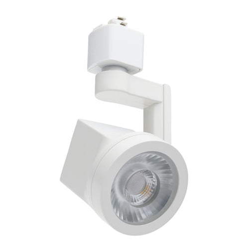 Satco TH651, Lantern, 12W LED Track Head, 24° Beam Spread, 120V, 3000K Soft White, 1020 Lumens, White Finish