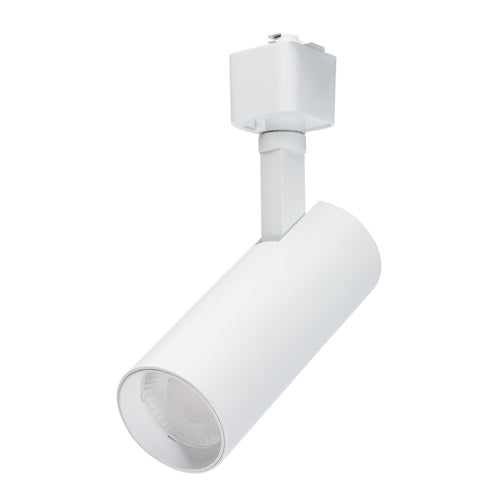 Satco TH701, 10W LED Track Head, 36° Beam Spread, 120V, 700 Lumens, 5 CCT Selectable, Dimmable, Matte White Finish