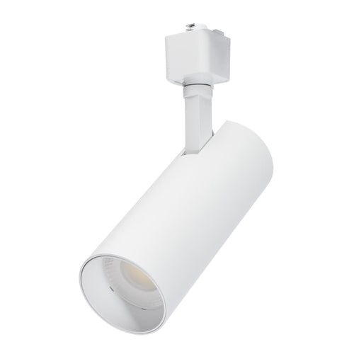 Satco TH713, 20W LED Track Head, 48° Beam Spread, 120V, 1400 Lumens, 5 CCT Selectable, Dimmable, Matte White Finish