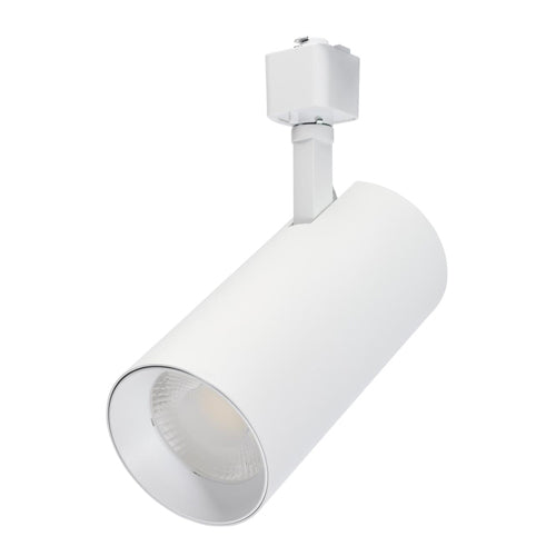 Satco TH723, 30W LED Track Head, 48° Beam Spread, 120V, 2100 Lumens, 5 CCT Selectable, Dimmable, Matte White Finish