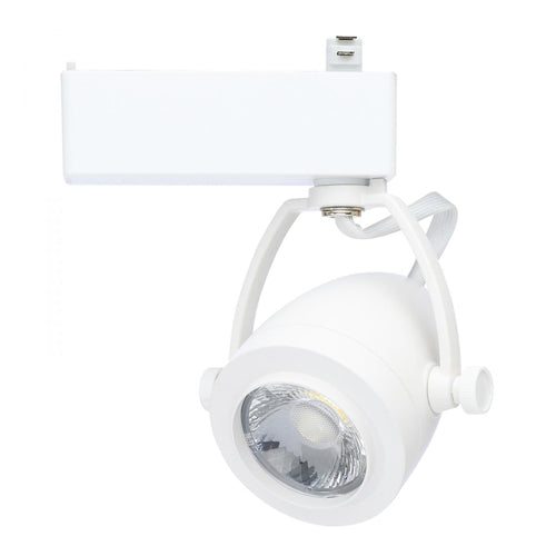 Satco TH913, 12W LED Track Head, Starfish Enable, Pinch Back, 36° Beam Spread, 120V, 1100 Lumens, 2000K-5000K, Dimmable, Matte White Finish