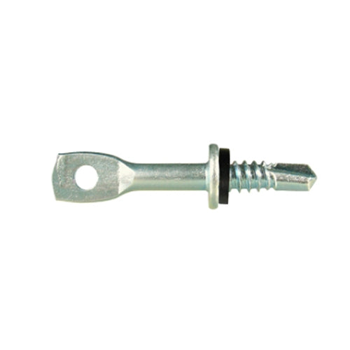 UCAN TLS 142KN, Acoustic Lag Screw With Epdm Washer, Zinc Plated, 1/4'' x 2'', 150 PCS/Jars