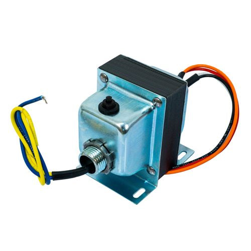Alltemp TM52460A, Class II Multi Mount Transformer, Equipped with a Circuit Breaker, Primary 120/208/240V, Secondary 24V, 60VA Rating, Wire Lead Connection
