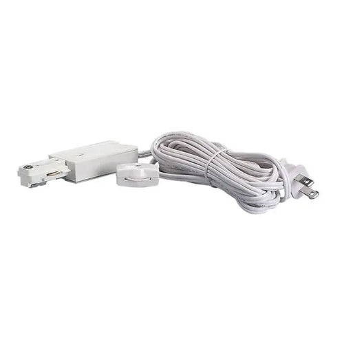 Satco TP156, Live End Cord Kit, White Finish