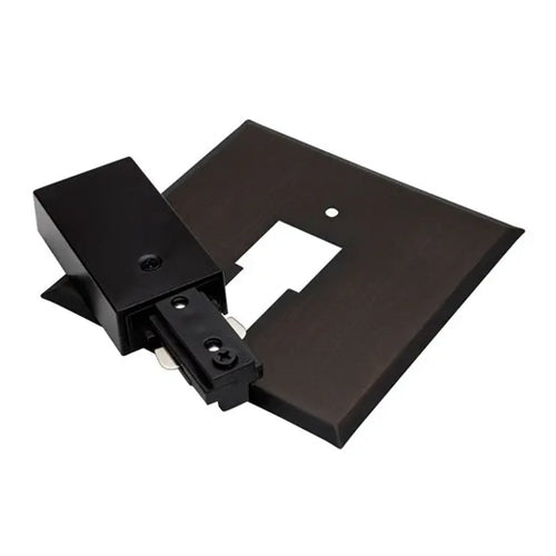 Satco TP220, Canopy Power Feed, Reverse Polarity, Brown finish