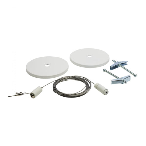 Satco TP240, Track Suspension Aircraft Cable, White Canopy