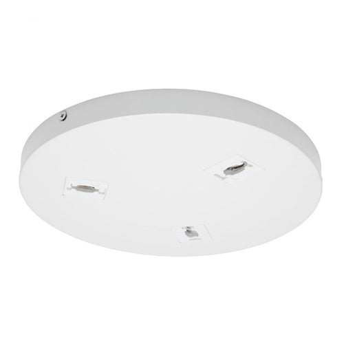 Satco TP250, Triple Monopoint Adapter, Round, White Finish