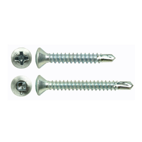 UCAN TSO 6114B, U-DRILLS® Oval Zinc Plated Countersink Head, 2 Point, 6-20 x 1-1/4″, 10000 Packs