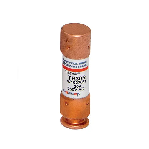 Mersen TR30R, TR-R 30A Class RK5 Time-Delay Fuse, 250VAC/160VDC, Ferrule