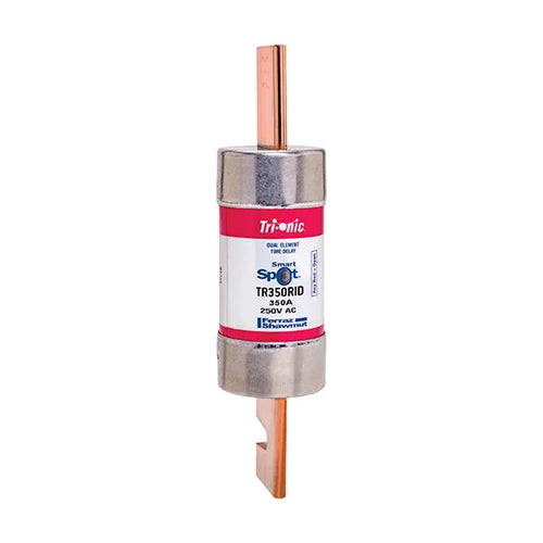 Mersen TR350RID, TR-R 350A Class RK5 Time-Delay Fuse, 250VAC/DC, with SmartSpot Blown Fuse Indicator