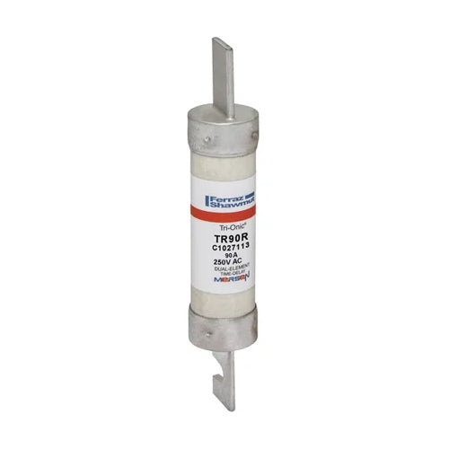 Mersen TR90R, TR-R 90A Class RK5 Time-Delay Fuse, 250VAC/DC, Blade