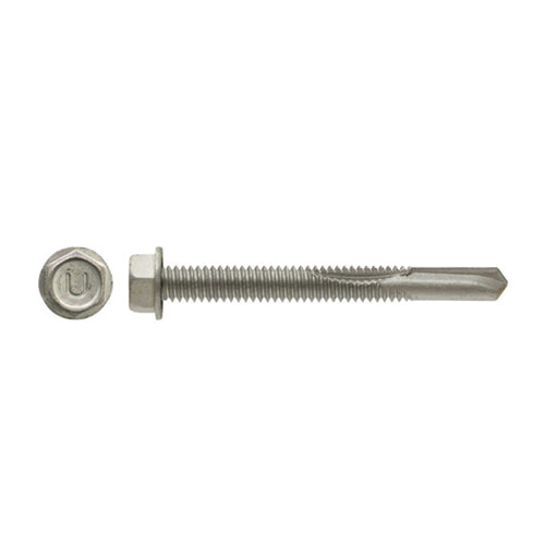 UCAN TRH 122K5, U-Drills® Heavy Gauge, Hex Washer Head, Ruspro® Coated, 5 Point, 12-24 x 2″, 250 PCS/Jars