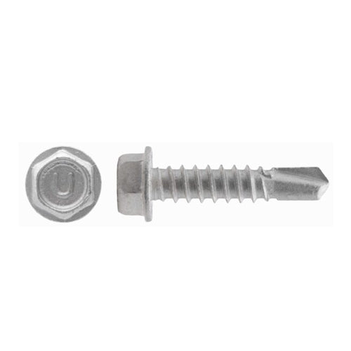 UCAN TRH 143B, U-DRILLS® Hex Washer Head, Ruspro® Coated, Bulk Packs, 3 Point, 1/4-14 x 3″, 1000 Packs