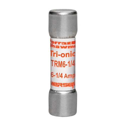 Mersen TRM6-1/4, TRM Midget Time-Delay Ferrule Fuse, 250VAC, 6.25A