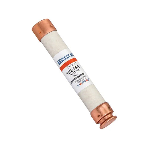 Mersen TRS15R, TRS-R Class RK5 Time-Delay Ferrule Fuse, 600VAC/300VDC, 15A