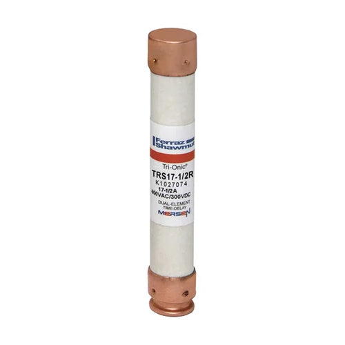 Mersen TRS17-1/2R, TRS-R Class RK5 Time-Delay Ferrule Fuse, 600VAC/300VDC, 17.5A