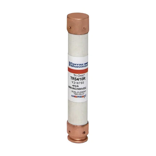 Mersen TRS4/10R, TRS-R Class RK5 Time-Delay Ferrule Fuse, 600VAC/DC, 0.4A