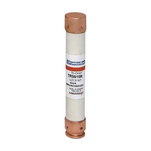 Mersen TRS6/10R, TRS-R Class RK5 Time-Delay Ferrule Fuse, 600VAC/DC, 0.6A