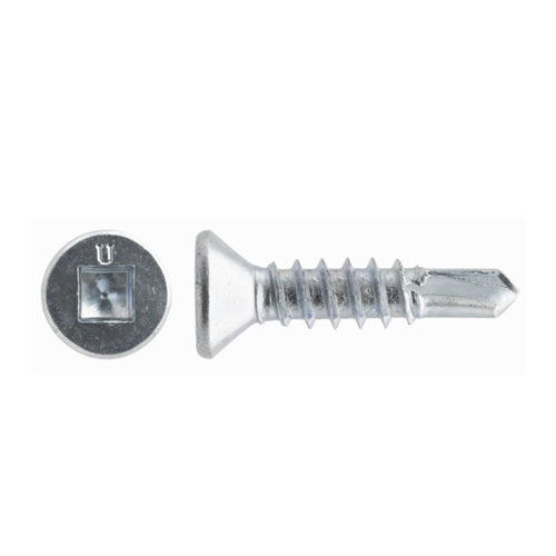 UCAN TSF 834B, U-DRILLS® Flat Countersink Head, Zinc Plated, Bulk Packs, 2 Point, 8-18 x 3/4″, 10000 Packs