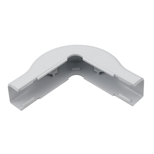 Hellermann Tyton TSR1W-29-1, External Corner Cover, 3/4", 1" Bend Radius, PVC, White, 1/bg