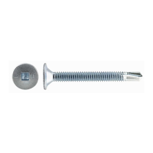 UCAN TSW 143B, U-DRILLS Socket Wafer Head Without Reamer, Zinc Plated, Bulk Packs, 3 Point, 1/4-20 x 3″, 1000 Packs
