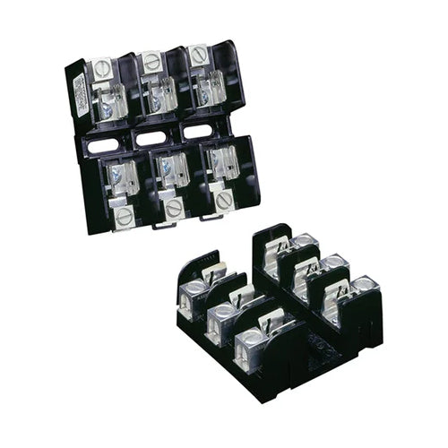Mersen U71008, Open Style Semiconductor Fuseholder, For 22x58mm, 750VAC/DC, 100A, 3-Pole, Box Connector