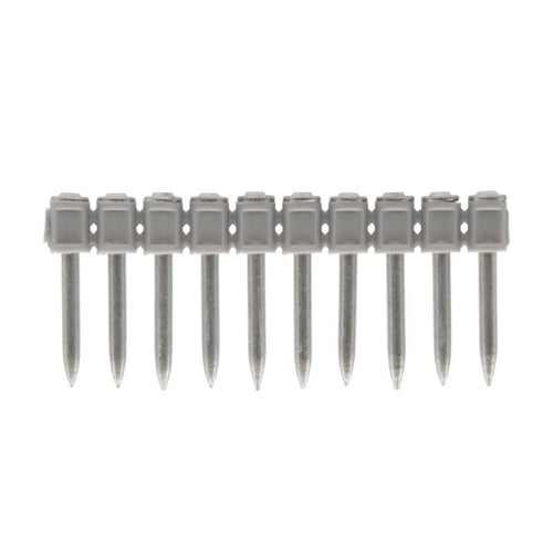 UCAN UD 72S, 8 MM Headed Fasteners, Collated Pins, 10 Pin Magazine, With Super Point for Magazine Type PA Tools, Shank Length 2-7/8'', 100 Packs