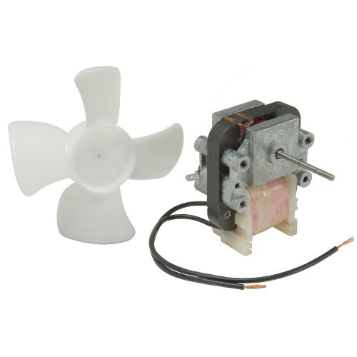 Rotom 85-UEFM-1, Evaporator Fan Motor, Sleeve Bearing, Shaded Pole, 1/500 HP, 115 Volts, 1/2600 Spd/RPM, 0.22 Amps, CCW Rotation, 1.5''x1/8'' Shaft