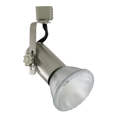 Liteline A-UNI1190-BN, UNIVERSAL Line Voltage Track Fixture For PAR Lamp, A-Line Track System Type, 1 Lamp, 120V, 150W, Brushed Nickel