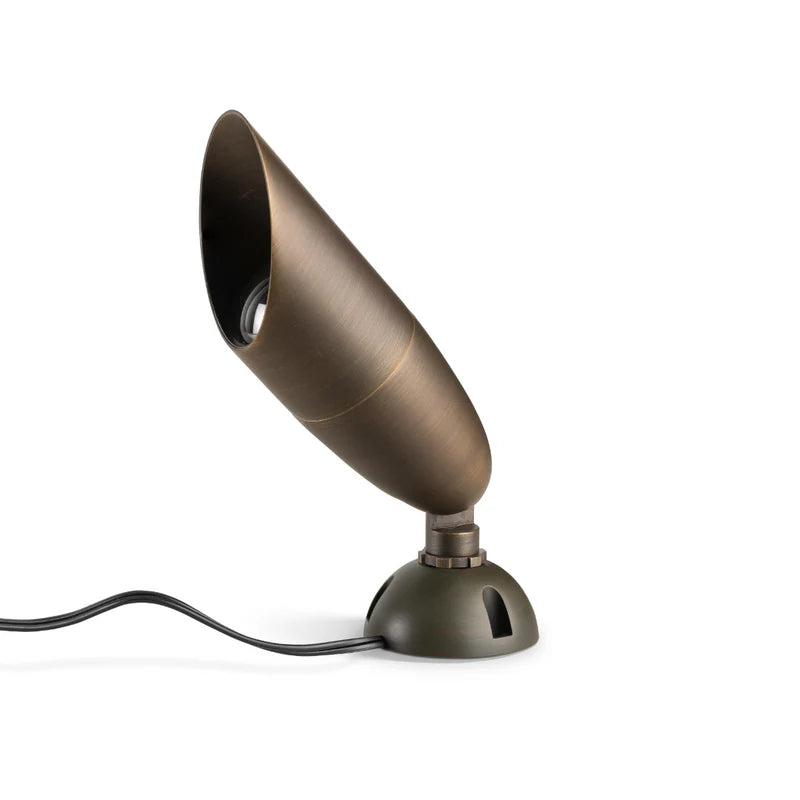 Almas Lighting UP-LB-208-NL, ALMAS Zircon U8 Uplight, 12V, Light Bronze, No Lamp