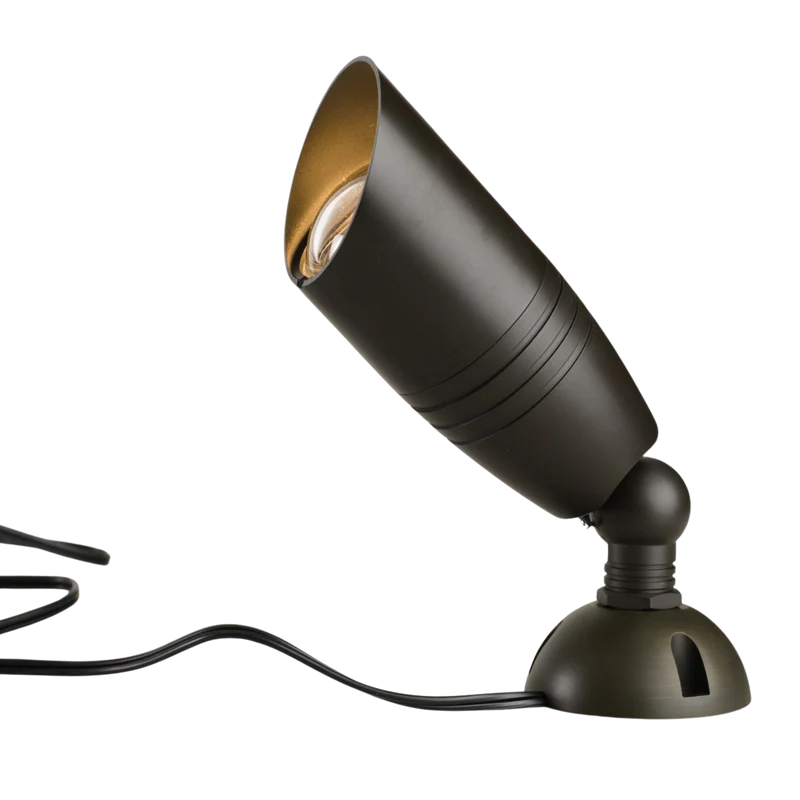 Almas Lighting UP-PC-205-NL, ALMAS Zircon U5 Uplight, 12V, 45° Beam Angle, PVC Black, No Lamp