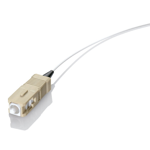 Leviton 5LPSC-M03, Economy Fiber Pigtail, 50/125 µm, Multimode OM3, SC, 3 Meters