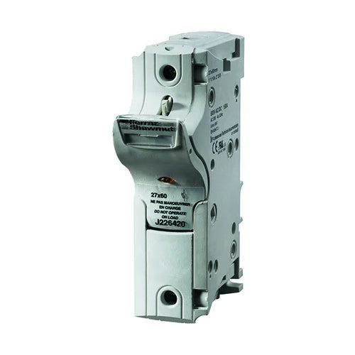 Mersen US271, Ultrasafe US27 Modular fuse-holders for 27x60 fuse-links, 800VAC/DC, 1-Pole, 140A