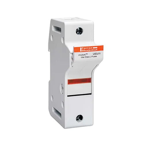 Mersen US3J1I, UltraSafe Class J Fuse Holders, 600VAC/DC, 30A, 1-Pole, With Indicator