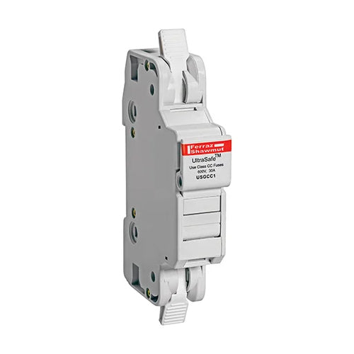 Mersen USGCC1, UltraSafe USGCC Class CC Fuse Holder, 600VAC/DC, 30A, 1-Pole, without Indicator