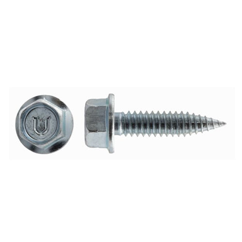 UCAN UTH 1034B	, Cyclone® Side Lap, HVAC Screws, Hex Washer Head, Zinc Plated, Bulk Packs, 10 x 3/4″, 8000 Packs