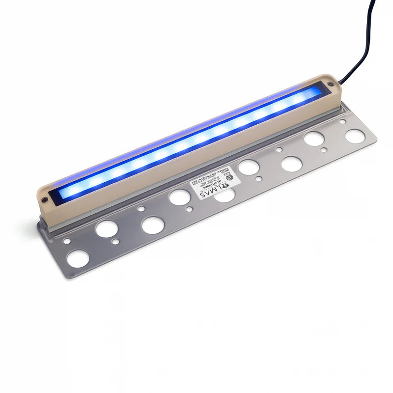 Almas Lighting HS-MBG-404-RGBW, ALMAS Citrine H4 Hardscape Light, 12'' Length, 5W, Red Green Blue White (RGBW), 95° Beam Angle, Metal Beige