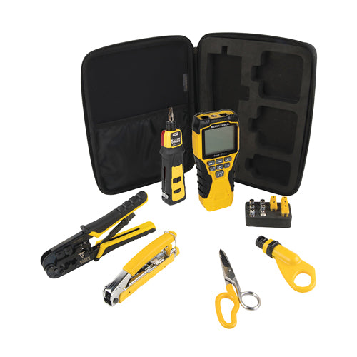Klein Tools VDV001819, VDV Apprentice Cable Installation Kit with Scout® Pro 3, 6-Piece