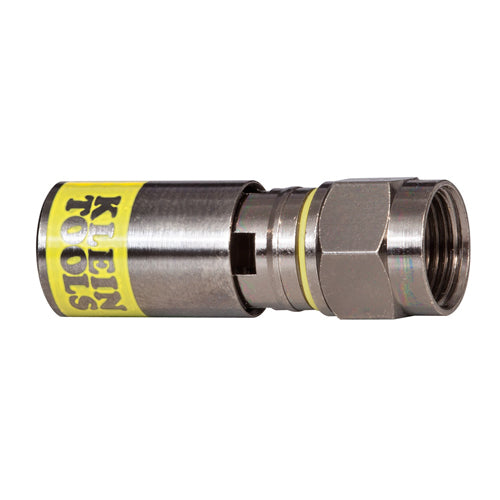 Klein Tools VDV812-606, Universal F Compression Connectors RG6/6Q, 10-Pack