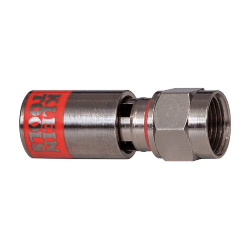 Klein Tools VDV812-618, Universal F-Compression Connectors RG59, 50-Pack