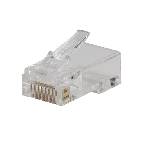 Klein Tools VDV826-702, Pass-Thru™ Modular Data Plug, RJ45- CAT5E, 50-Pack
