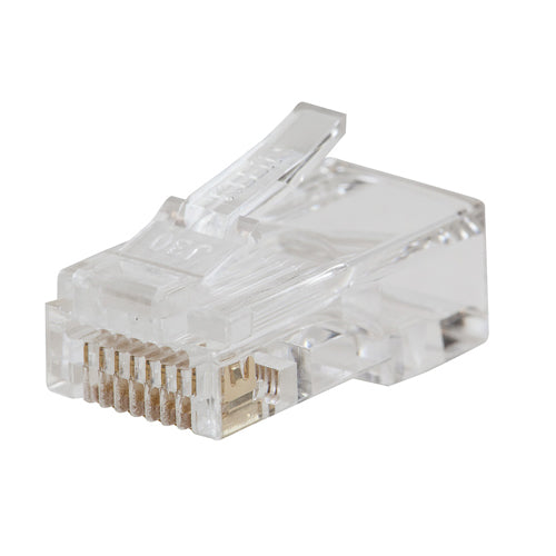 Klein Tools VDV826-703, Pass-Thru™ Modular Data Plug, RJ45-CAT6, 50-Pack