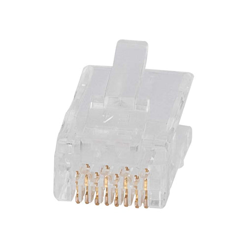 Klein Tools VDV826-704, Pass-Thru™ Modular Data Plugs, RJ-45-CAT6A, UTP, 50-Pack