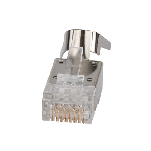 Klein Tools VDV826-705, Pass-Thru™ Modular Data Plugs, RJ45-CAT6A, Shielded (STP), 50-Pack