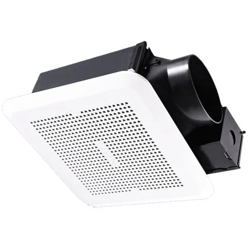 Visper VF60110VS1, Bathroom Ventilation Fan with Speed Control Wall Switch, 60-90-110 CFM Selectable, Ultra-Quiet 0.2-0.7-1.2 Sones, 120 Volts, 60Hz, White Grill, CSA/HVI/Energy Star Approved