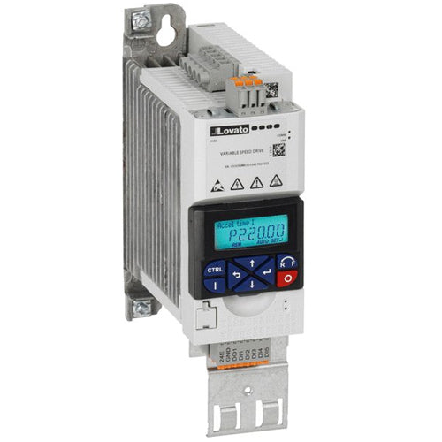 Lovato VLB30004A480, Variable Speed Drive, VLB3 Series (Three-Phase Advanced), Supply 400...480VAC 50/60Hz, Built-in EMC Suppressor, Cat. C1, 0.4kW